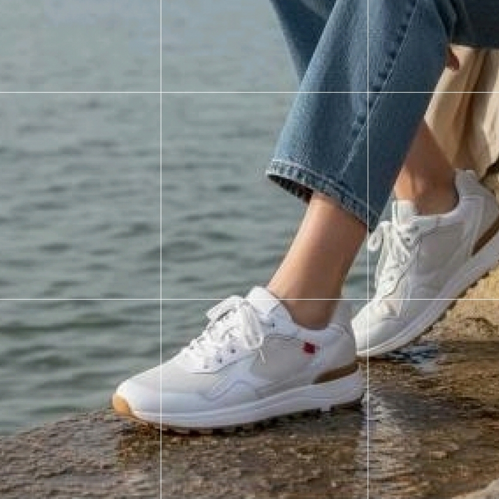Marc Joseph NY Grant Calf Leather White Athletic Sneaker Shoe Women 10.5 Brazil